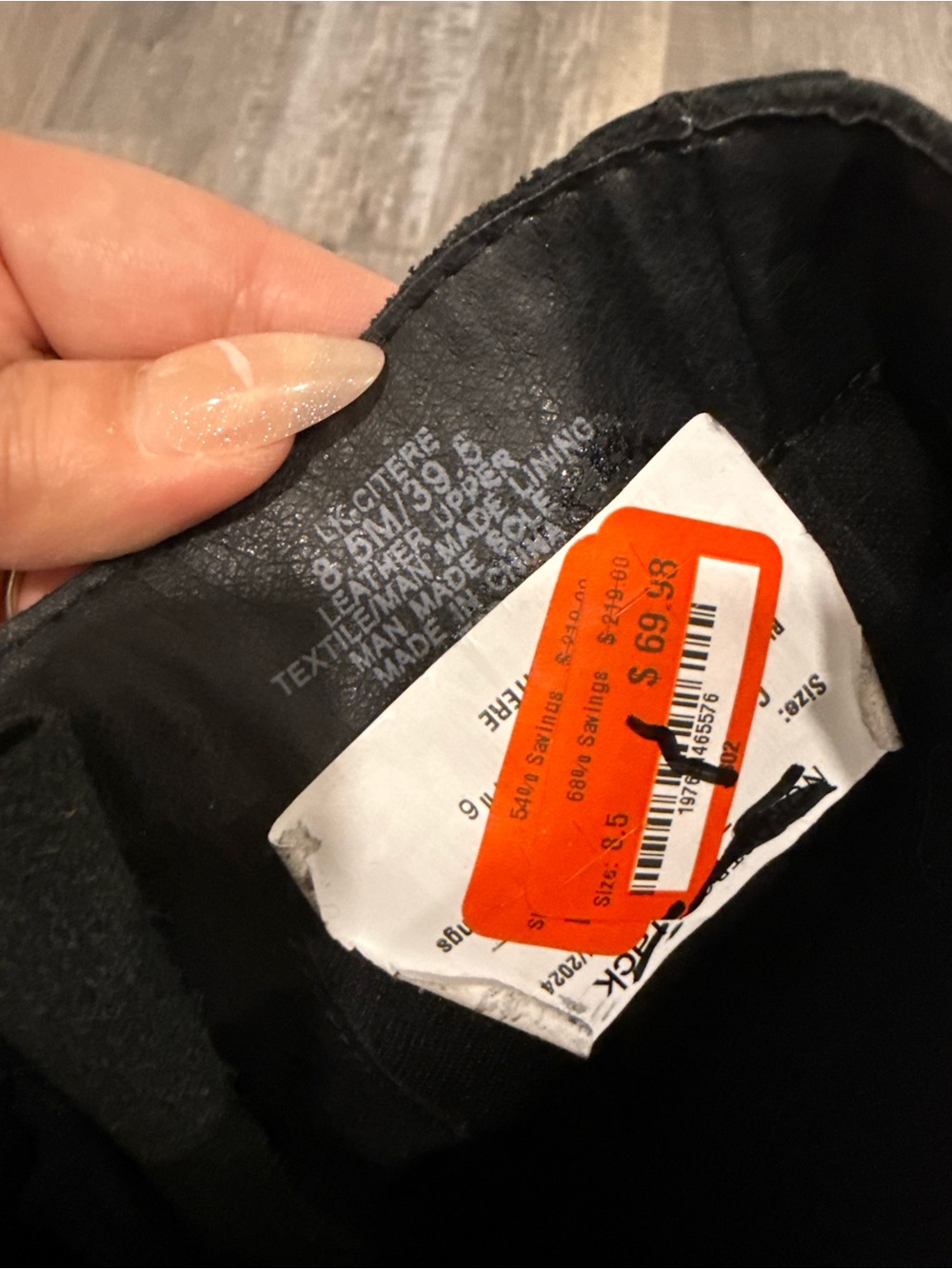 Lucky Brand Women's Citere Buckle Tall Riding Boots Black Leather Size 8.5 NEW - Picture 4 of 8
